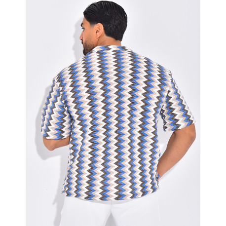 Chemise à motifs