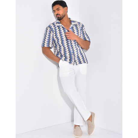 Chemise à motifs