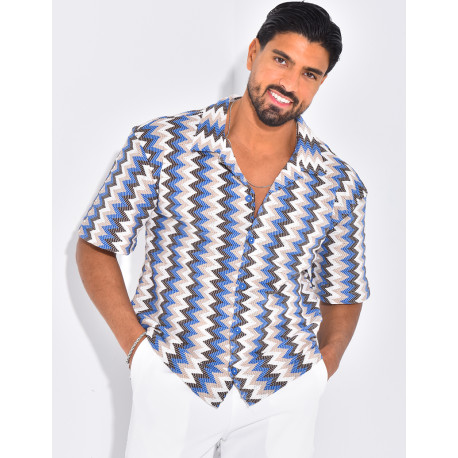 Chemise à motifs