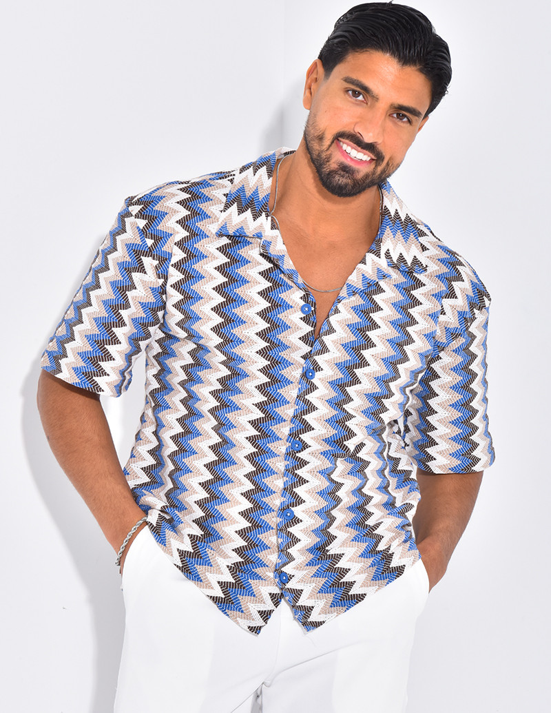 Chemise à motifs