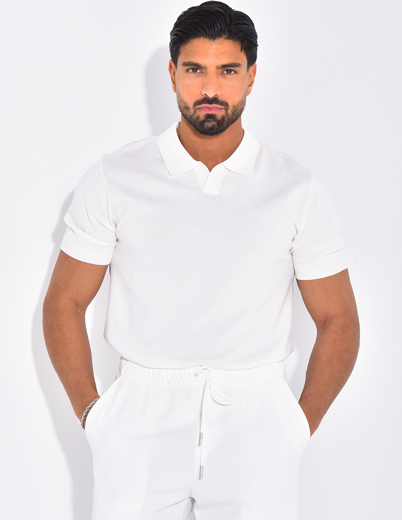 Polo côtelé