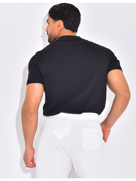 Polo côtelé