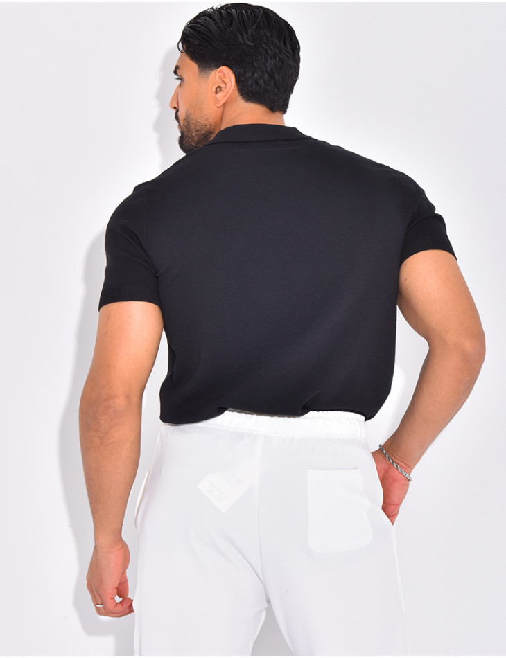 Polo côtelé