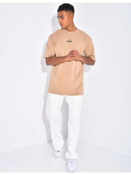 T-shirt à motifs "Black Industry"