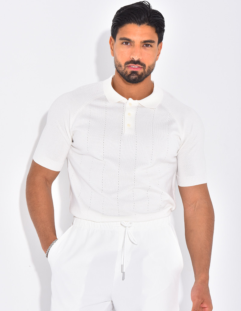 Polo côtelé