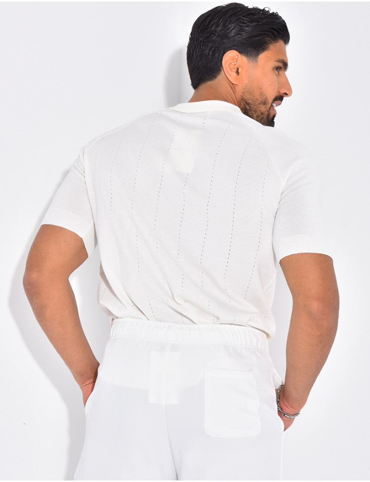 Polo côtelé