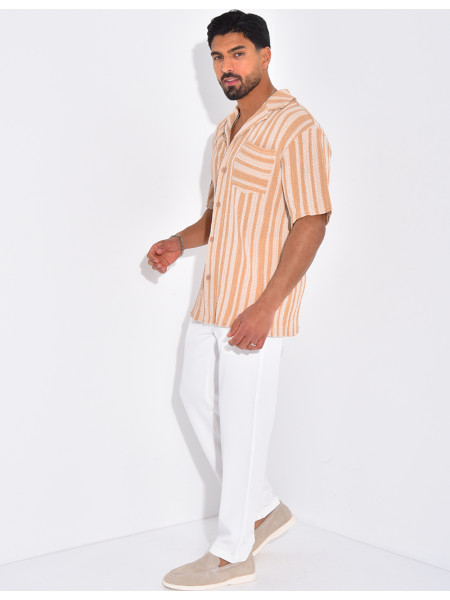 Chemise à rayures