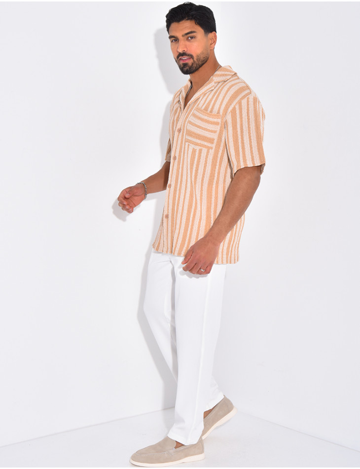 Chemise à rayures