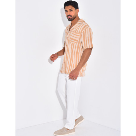 Chemise à rayures