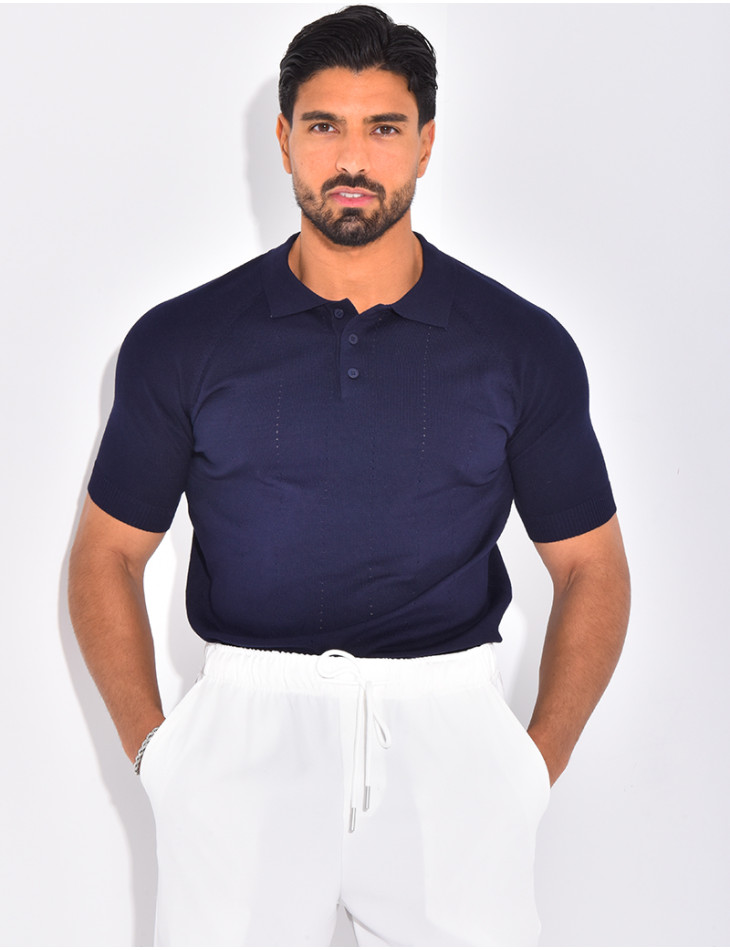 Polo côtelé