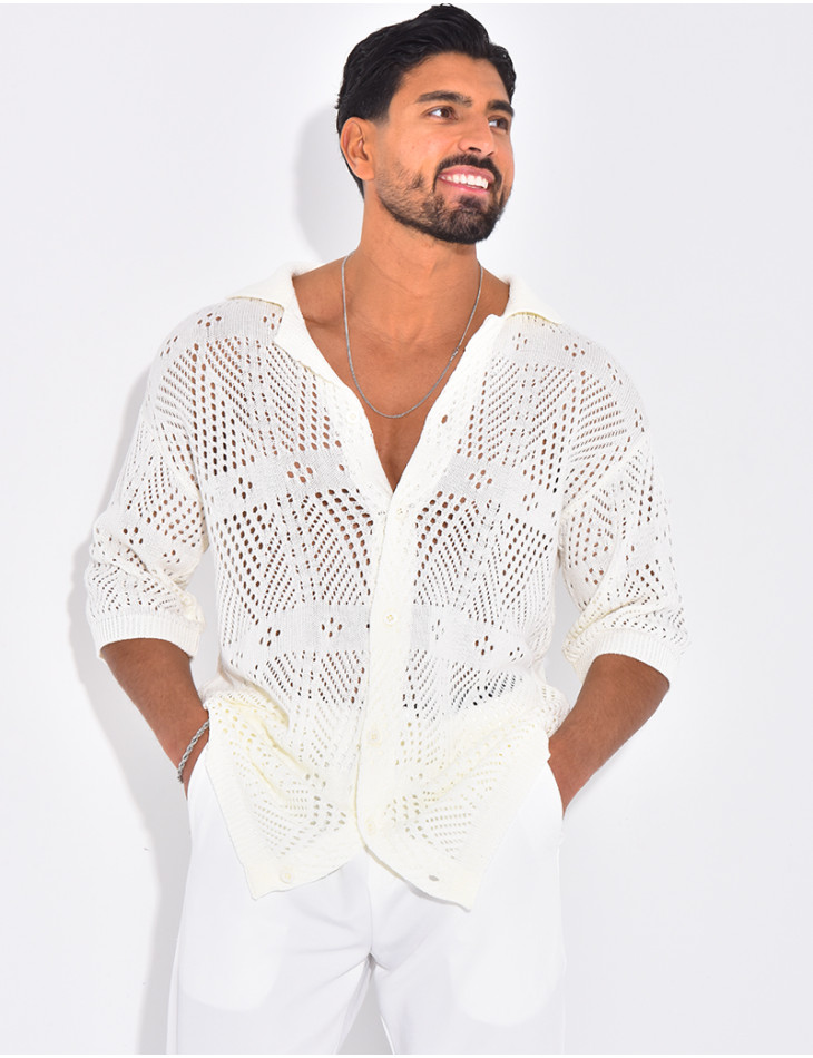 Chemise ajourée