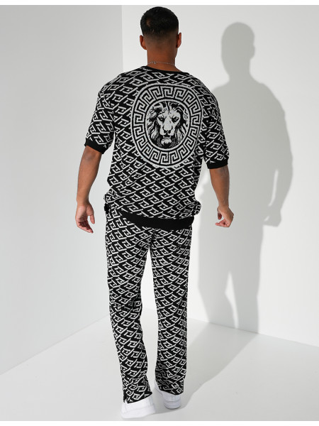 Ensemble pantalon et t-shirt à motifs