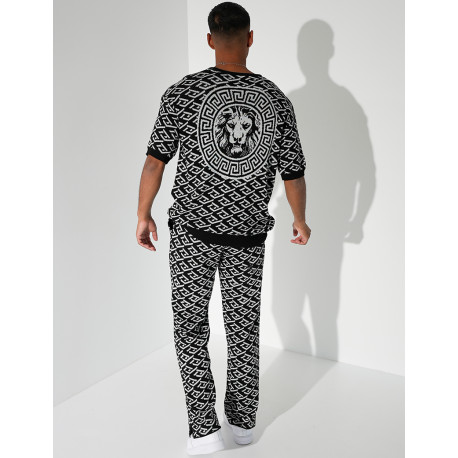 Ensemble pantalon et t-shirt à motifs