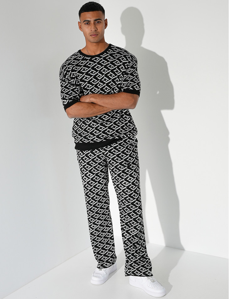 Ensemble pantalon et t-shirt à motifs