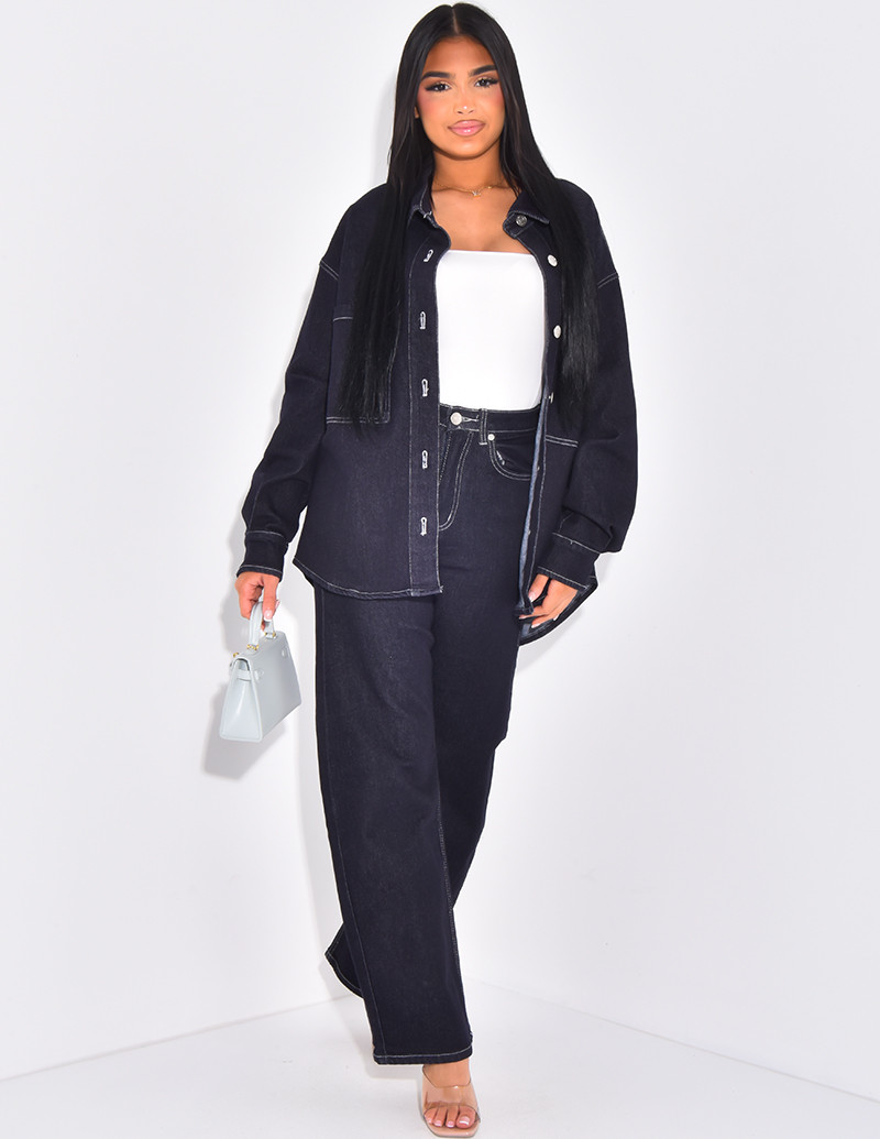 Set aus Jeanshose und Hemd...