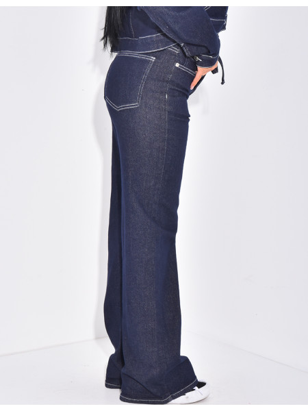 Grobe Jeans mit breitem Schnitt