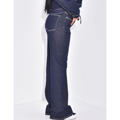 Grobe Jeans mit breitem Schnitt