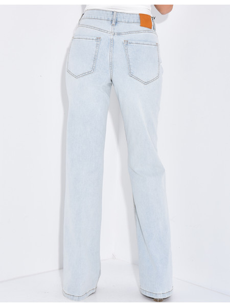 Stretchy flared jeans