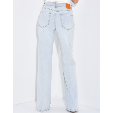 Stretchy flared jeans