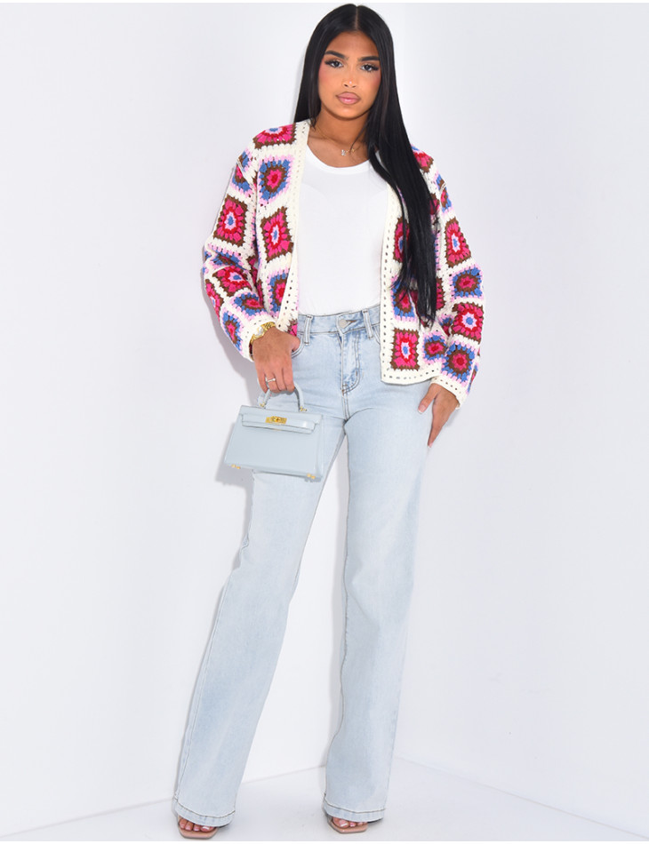 Stretchy flared jeans