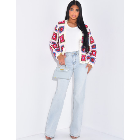 Stretchy flared jeans