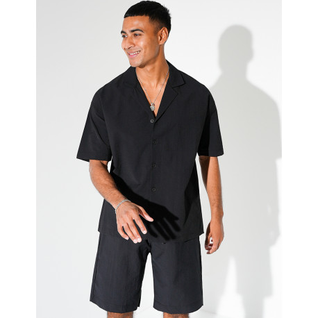 Ensemble short et chemise manches courtes