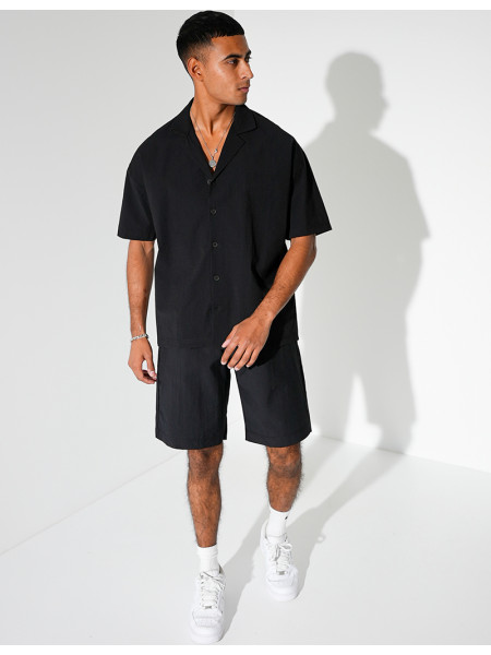 Ensemble short et chemise manches courtes