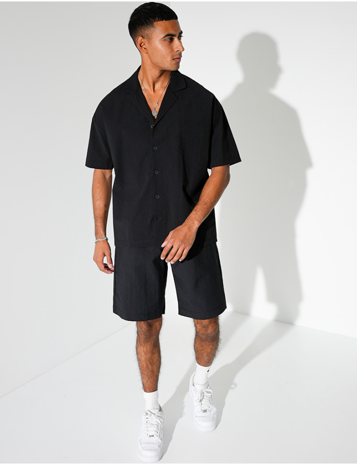 Ensemble short et chemise manches courtes