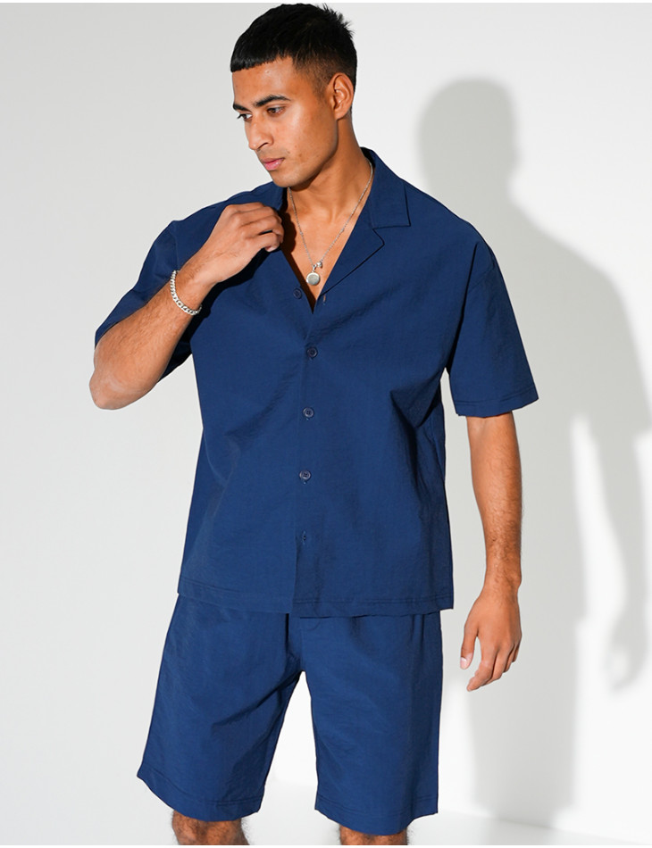 Ensemble short et chemise manches courtes