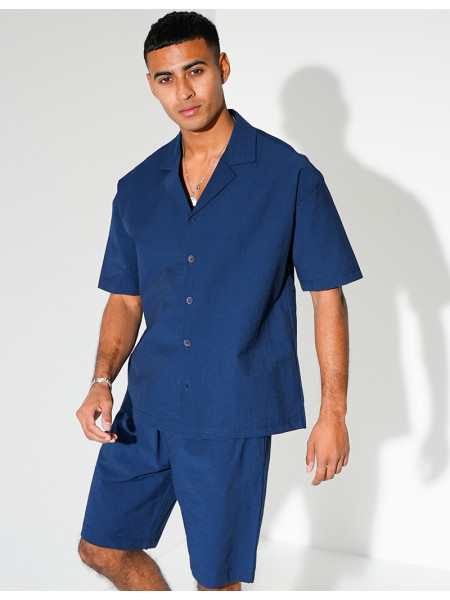 Ensemble short et chemise manches courtes