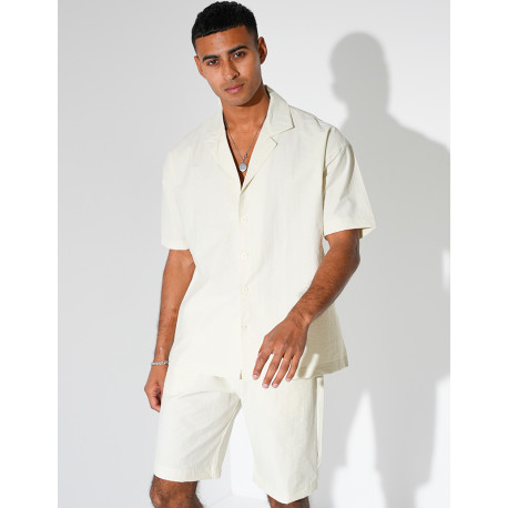 Ensemble short et chemise manches courtes