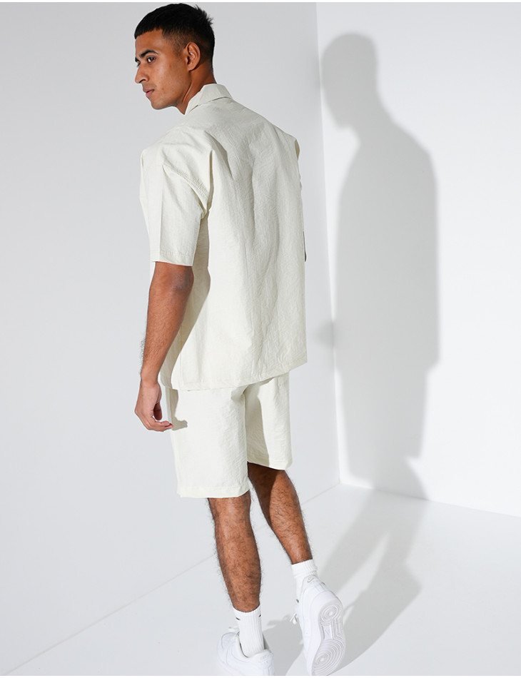 Ensemble short et chemise manches courtes