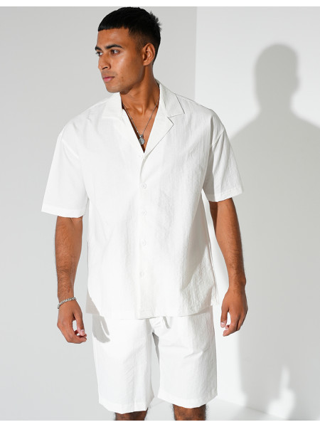 Ensemble short et chemise manches courtes