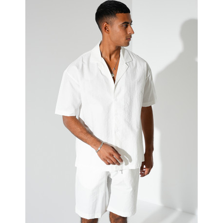 Ensemble short et chemise manches courtes