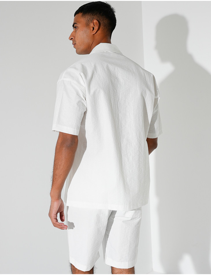 Ensemble short et chemise manches courtes