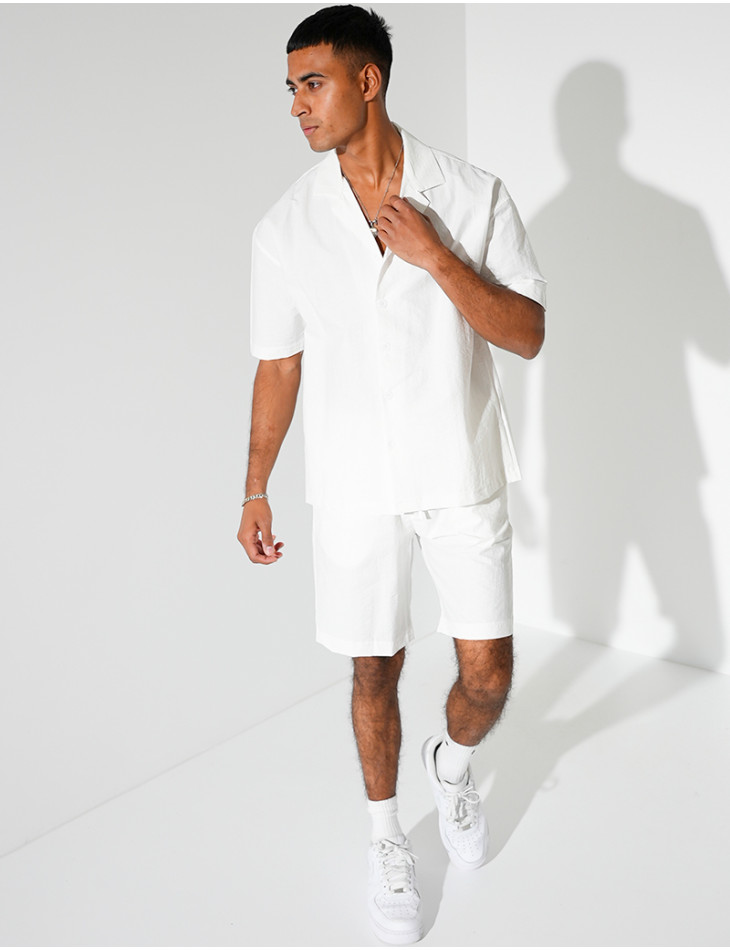 Ensemble short et chemise manches courtes