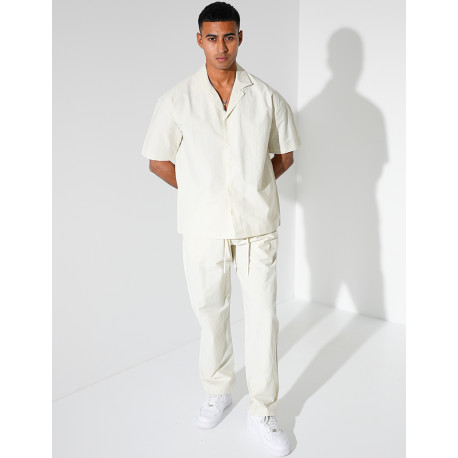 Ensemble pantalon et chemise manches courtes