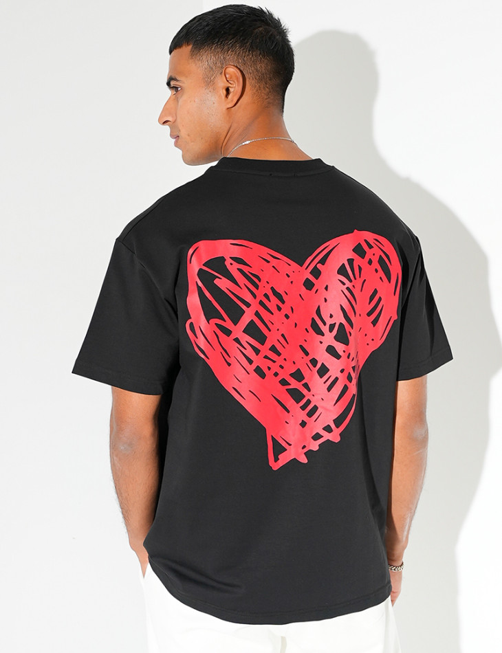 T-shirt "Love" avec coeur