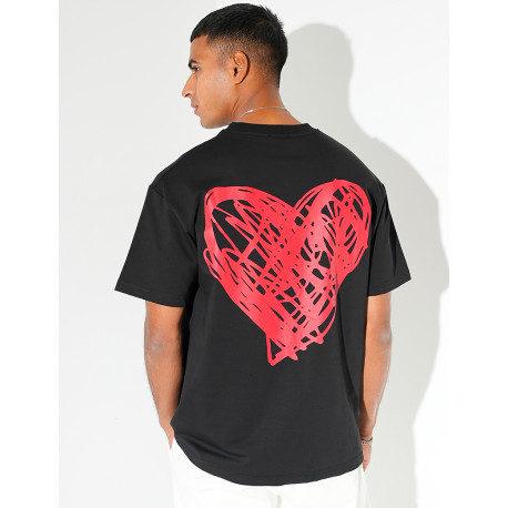 T-shirt "Love" avec coeur