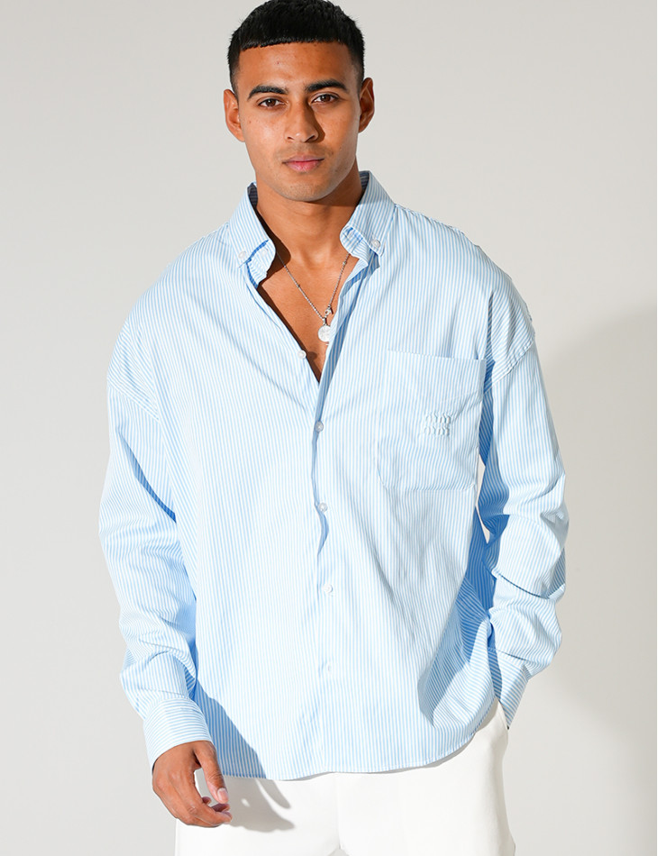 Chemise à rayures