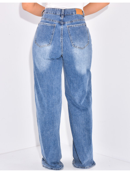 Weit geschnittene Jeans