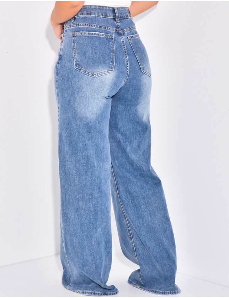 Weit geschnittene Jeans