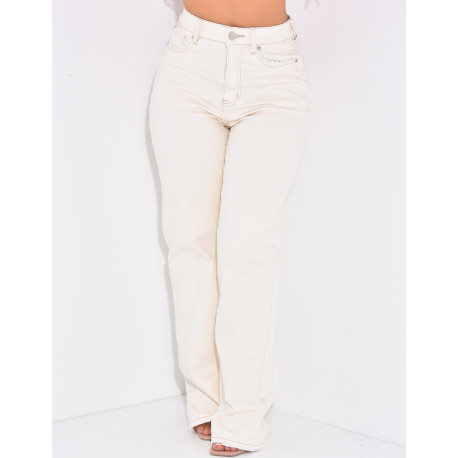 Jeans coupe droite stretchy