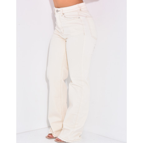 Jeans coupe droite stretchy