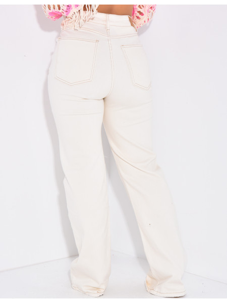 Jeans coupe droite stretchy