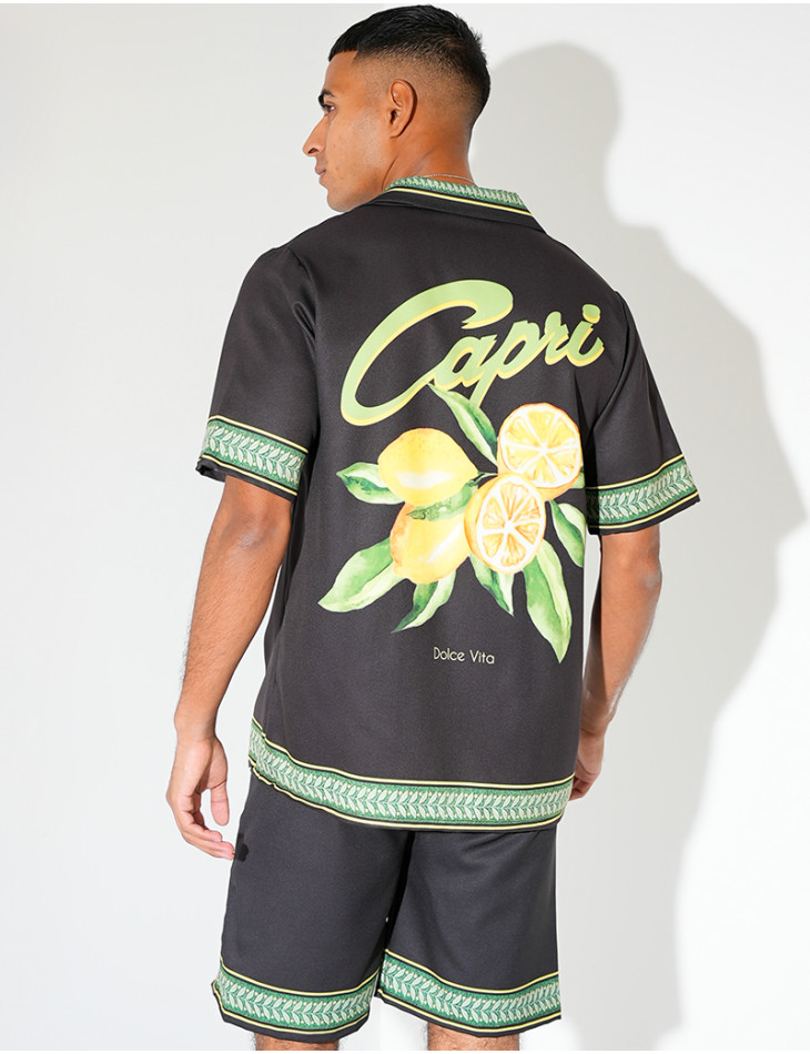 Ensemble short et chemise "Capri"