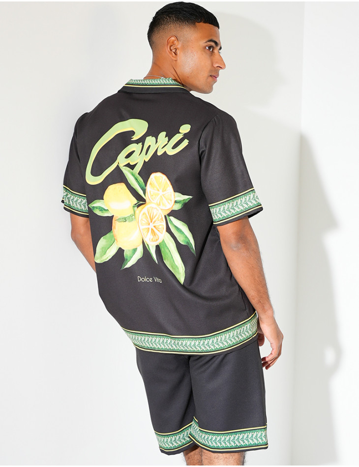 Ensemble short et chemise "Capri"