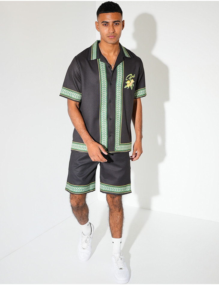 Ensemble short et chemise "Capri"