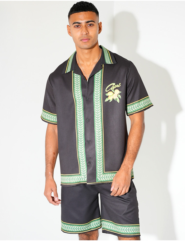Ensemble short et chemise "Capri"