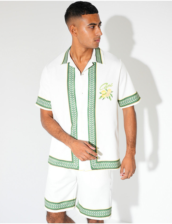 Ensemble short et chemise "Capri"